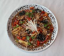 Чапче с морепродуктами