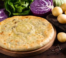 Пирог Картошка-грибы-капуста