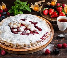 Пирог со смородиной