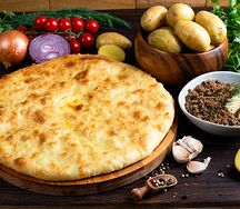Пирог с печенью и картофелем