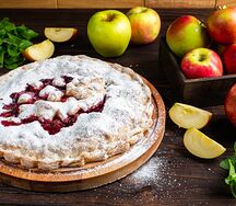 Пирог с яблоками