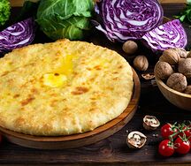 Пирог с капустой и грецким орехом