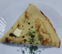 Домашний блинчик с мясом