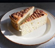 Творожная запеканка с маком и лимонной цедрой 