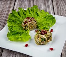 Лобио зелёное с орехами