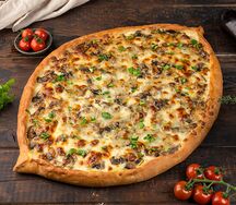 Пицца-пирог бешамель с грибами