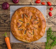 Осетинский пирог с курицей