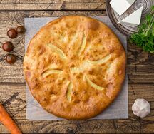 Осетинский пирог с сыром и картофелем