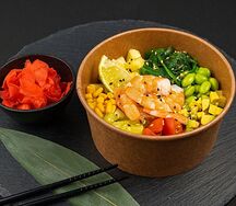 Поке с креветками