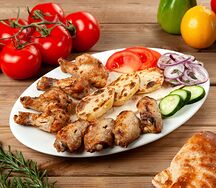 Шашлык с куриными крылышками