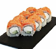 Ролл Филадельфия с копченым лососем