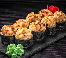 Запеченный острый ролл с угрем