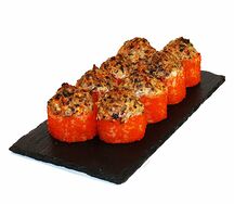 Запечённый сырный ролл с шиитаке