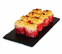 Запечённая калифорния с лососем