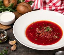 Борщ с говядиной