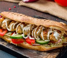 Шаурма-люля в пите из тандыра