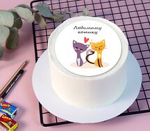 Бенто-торт Любимому котику