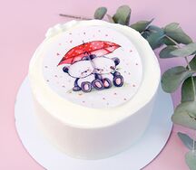 Бенто-торт Два мишки