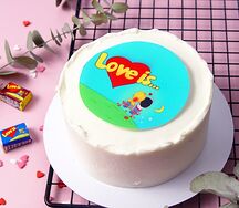 Бенто-торт Love is