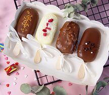 Набор ассорти эскимо-чизкейков на палочке