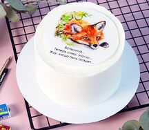 Бенто-торт Лисенок