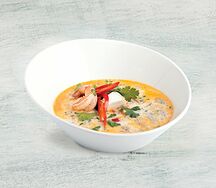 Суп Том Кха с рисом на пару