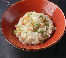 Рис в сливочном соусе