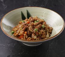 Рис с пекинской уткой