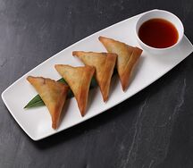 Пирожки с курицей карри