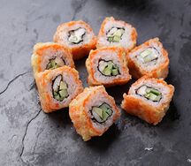 Горячая Калифорния с крабом