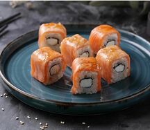 Опаленный лосось