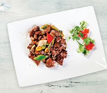 Говядина с черным перцем