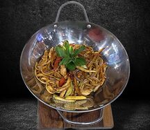 Удон с курицей