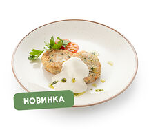 Куриные котлеты со сливочным соусом