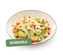 Салат с грушей, свежим фенхелем и сыром дорблю