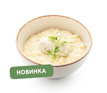 Пшенная каша с рикоттой и трюфелем