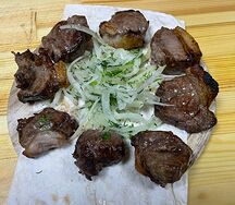 Шашлык из бараньей мякоти