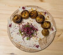 Грибы на мангале