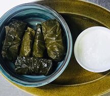 Долма из винoградных листьев