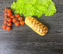 Сосиска в тесте с картошкой запеченное