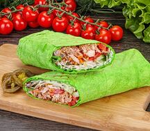 Шаурма с чесночным лавашом Острая