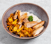 Жёлтый карри с курицей