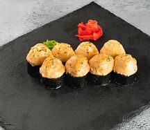Запечённый ролл с креветкой