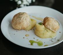 Куриные котлеты с картофельным пюре