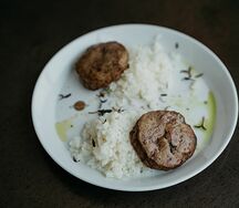 Котлеты из телятины с рисом