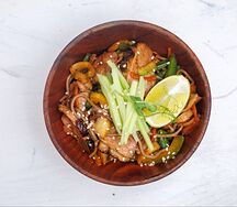 Wok с уткой