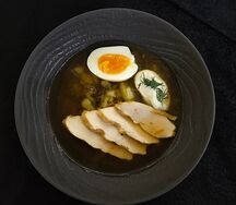 Суп щавелевый с курицей