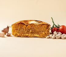 Пирог с хумусом