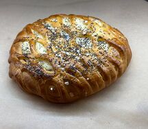 Пирог маково-творожный