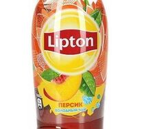 Lipton Черный чай Персик